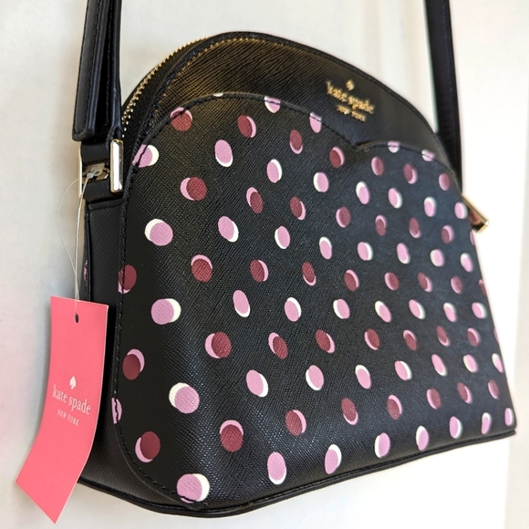 Kate Spade Dome Crossbody Payton Fiesta Dot | NWT Purse Handbag - Picture 4 of 13